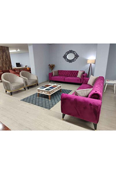 TİTİZKOLTUK Mimoza Koltuk Takımı (chester model)