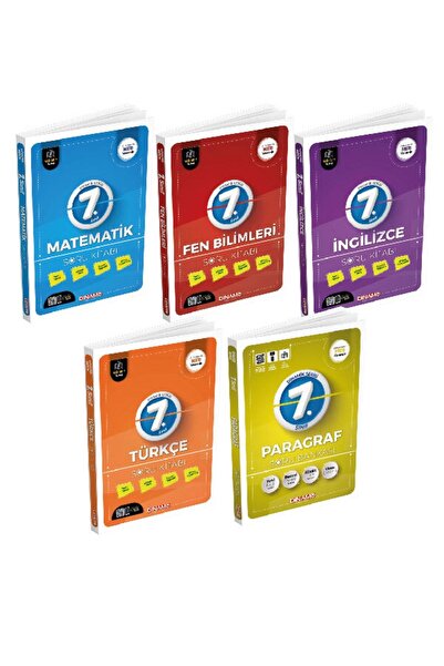 Dinamo Yayınları 7, Sınıf Matematik, Türkçe, Fen Bilimleri, ingilizce, Paragr...