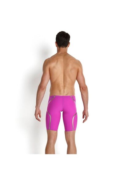 SPEEDO Men's Racer X Jammer Racing Swimsuit - Purple Gold Lzr