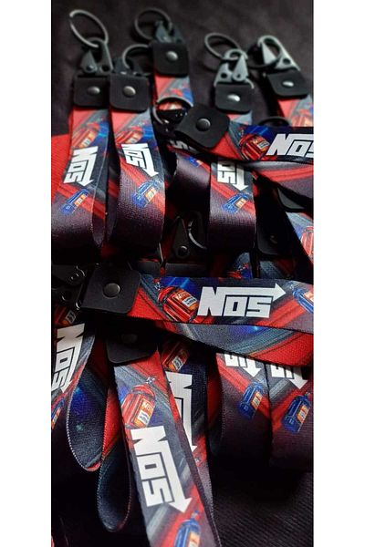CEBECİOTO Double Sided Printed Nos Cloth Auto-Moto keychain - Quality Accessory 19cm
