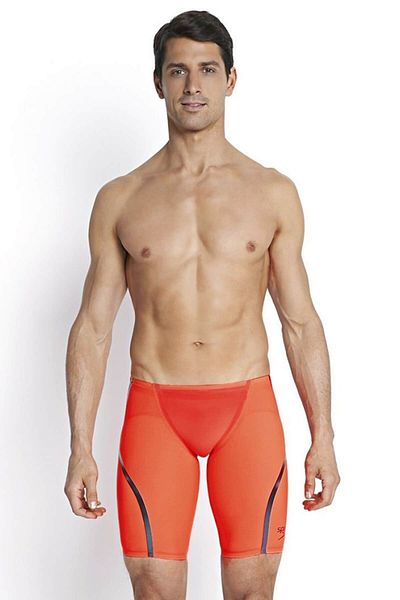 SPEEDO ملابس السباحة للرجال Lzr Racer X Jammer - برتقالي