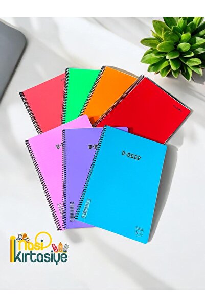 Nasip Kırtasiye 72 сторінки (7-листовий набір) А4 розмір Шкільний зошит 4 клі...