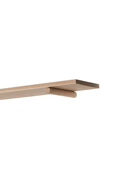pinoxi Solid Wood Wall Shelf with Round Legs