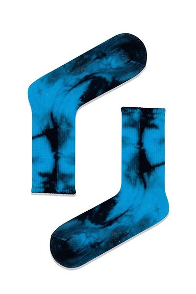 CARNAVAL SOCKS Αθλητικές κάλτσες Midnight Blue Tie Dye