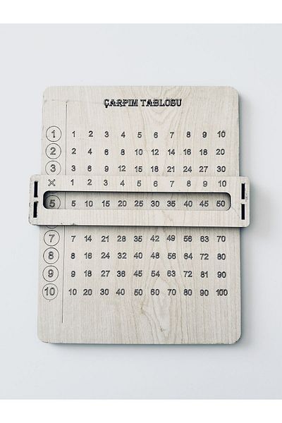 firdevsi hobi Educational Wooden Multiplication Table