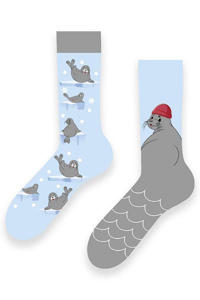 CARNAVAL SOCKS Десен и ляв печат с шарени цветни чорапи
