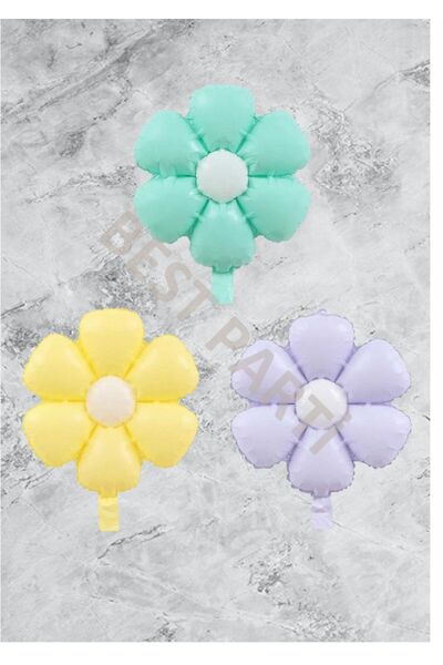 BAL10 DÜNYASI مجموعة بالونات ديزي فويل مكونة من 3 قطع - متنوعة