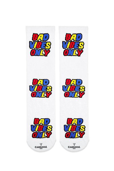 CARNAVAL SOCKS Πολύχρωμες κάλτσες Bad Vibes Trend