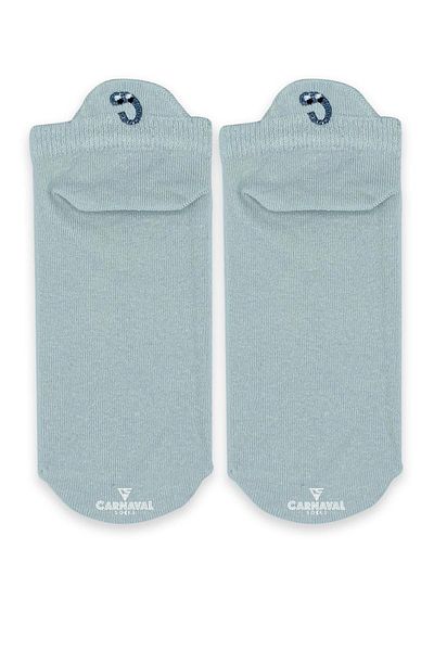 CARNAVAL SOCKS Бродирани сиви емотикони с шарени цветни чорапи