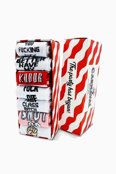 CARNAVAL SOCKS Σετ 7 αθλητικές κάλτσες με πολύχρωμα σχέδια