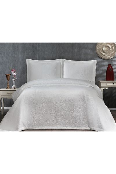 Solinas Collection Anna Cream Double Bedspread