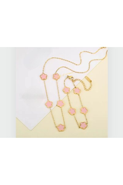 STYLE OF CARMEN ÇELİK VAN CLEFF KOLYE BİLEKLİK SETİ