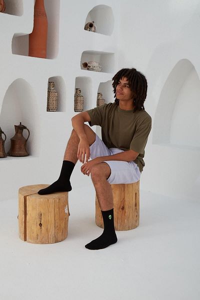 CARNAVAL SOCKS Бродирани цветни спортни чорапи с космически шарки