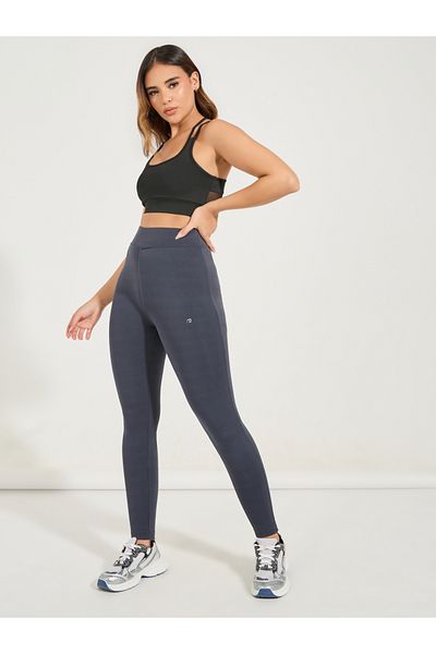 Styli Logo Broad Waistband Basic Leggings