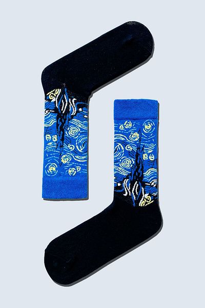CARNAVAL SOCKS Σετ 7 καλτσών τέχνης-2 πολύχρωμες κάλτσες με σχέδια