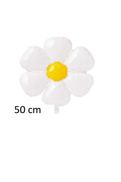 BAL10 DÜNYASI Daisy Foil Balloon 1 Piece 50 cm
