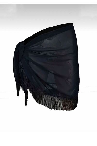quella atelier Tasseled Comfortable Cut Pareo Sarong