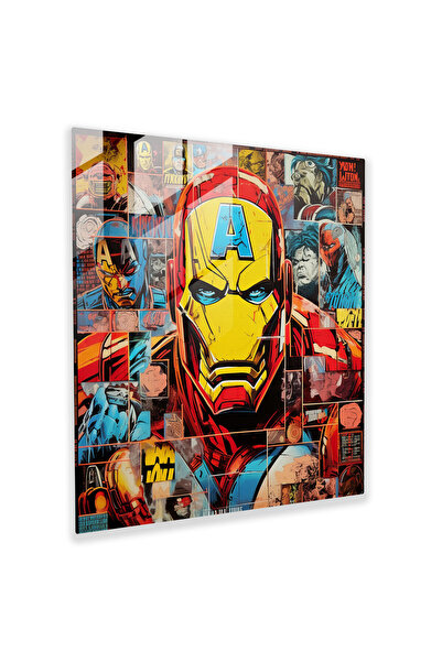 PaintedAnarchy طباعة Marvel Pop Art Glass - Marvel، فن الزجاج، طباعة الزجاج، ...