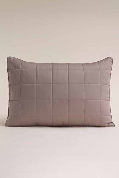 Penelope %100 Pamuk Saten Yatak Örtüsü 300x280 Cm Taş Rengi - Lia Serisi