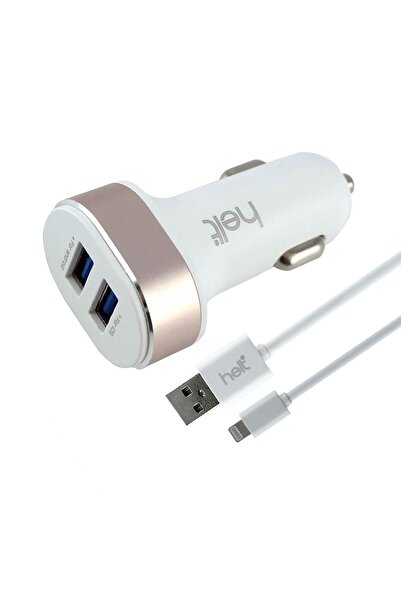 Boğazören çift Çıkışlı Usb 2 Çıkışlı usb Araba Araç içi çakmaklık Hızlı Kablo...