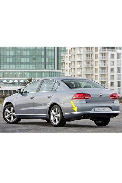 BSG Volkswagen Passat B7 Sedan 2011-2014 Sol Arka Tampon Köşe Çıtası Krom Kaplama 3ae807459 Uyumlu