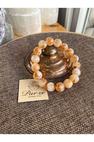 parze doğaltaş Citrin Bracelet