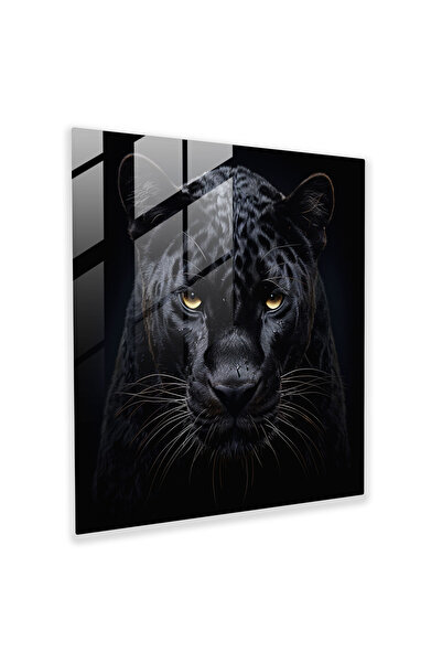 PaintedAnarchy طباعة Marvel Black Panther Glass - Marvel، ديكور المنزل، فن ال...