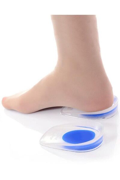 İndirimKap Boy Uzatıcı Tabanlık Gizli Topuk Dikeni Yastığı Silikon Ortopedik ...