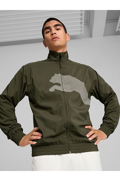 Puma Train Big Cat Woven Full Zip Jacket