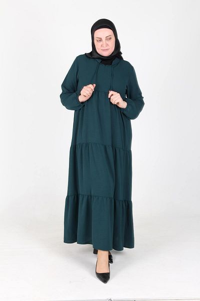 Gelince Pearl Ayrobin Farbal Dress with Elastic Sleeves Size 38 40 42 44 46 48