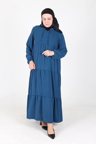 Gelince Pearl Ayrobin Farbal Dress with Elastic Sleeves Size 38 40 42 44 46 48