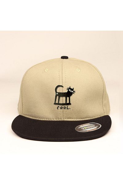 T-FUNNY Hip-Hop Embroidered Cool Cat Hat