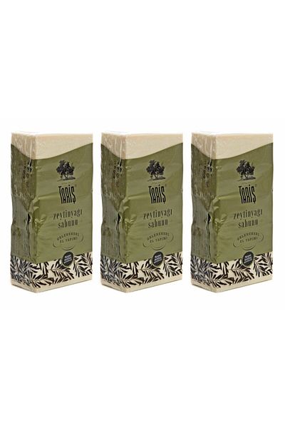 Tariş Olive Oil Soap 100% Natural 800 Gr 3 Pack