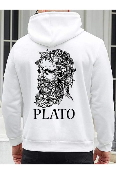 DEEPSENCE Beyazz Men'S Hooded SweatShirt - Back Plateau Print