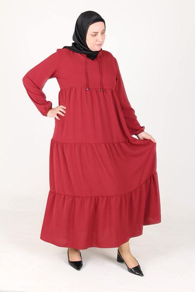 Gelince Pearl Ayrobin Farbal Dress with Elastic Sleeves Size 38 40 42 44 46 48