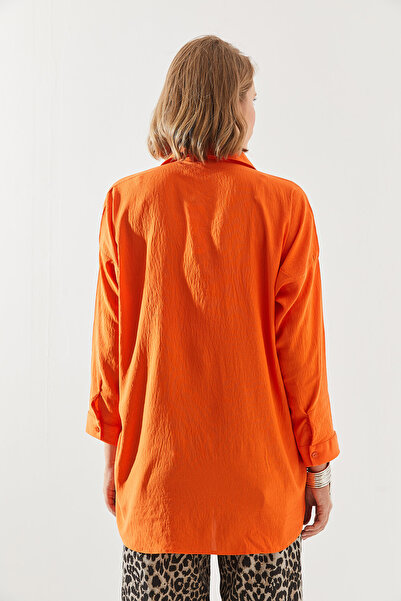 Bianco Lucci Women's Shirt with Stone Embroidery DeTail - 60251755