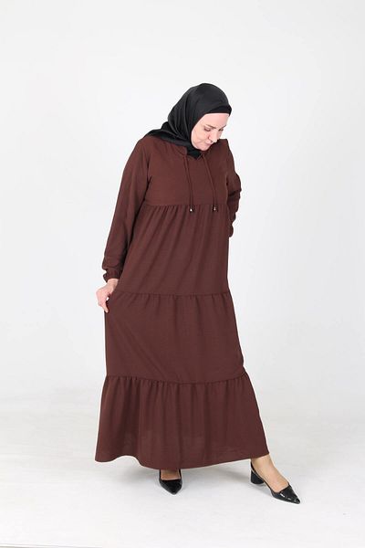 Gelince Pearl Ayrobin Farbal Dress with Elastic Sleeves Size 38 40 42 44 46 48