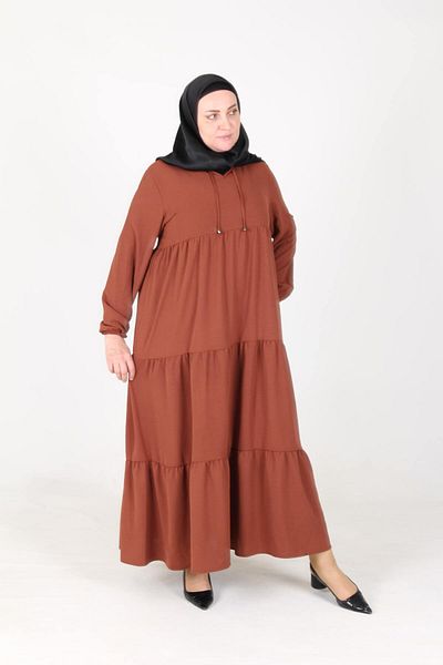 Gelince Pearl Ayrobin Farbal Dress with Elastic Sleeves Size 38 40 42 44 46 48