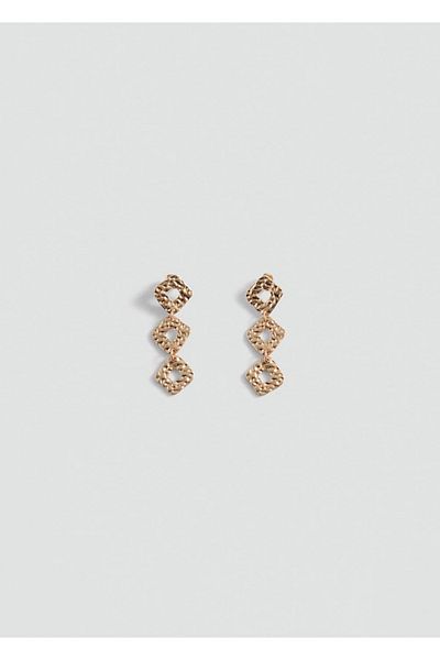 Mango Teen Rhombus Earrings