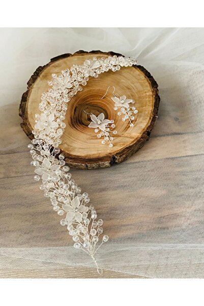 Merio tasarım Accesoriu din tablă de cristal și cercei