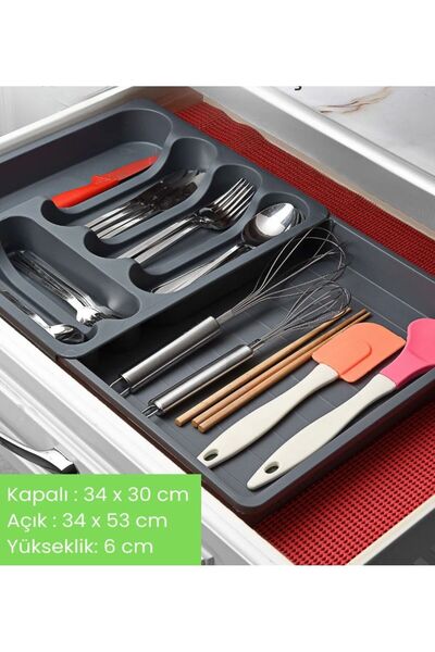 WORKPASAJ Ayarlanabilir Kaşıklık Bıçaklık Organizer