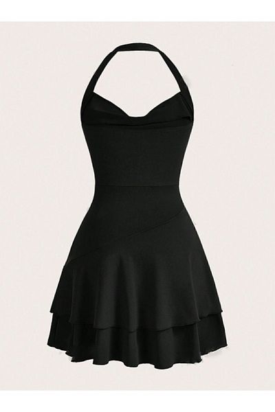 Dressco Eva - Rochie mini cu volane cu bretele