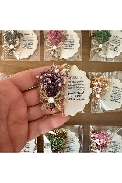 ouzhanya hediyelik 25 Adet Özel Ambalaj Içerisinde Jelatinli Epoksi Magnet Sö...