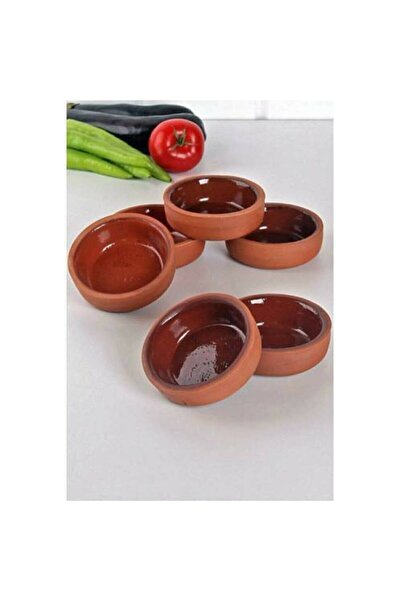 EMIR Toprak Güveç Kiremit Güveç Sütlaç Tabağı Güveç Köfte Kabı 6'lı