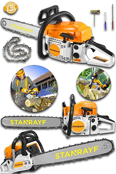 stanrayf Alman Turbo Soğutuculu 16Hp Benzinli  Benzinli Ağaç Odun Dal Motorlu...