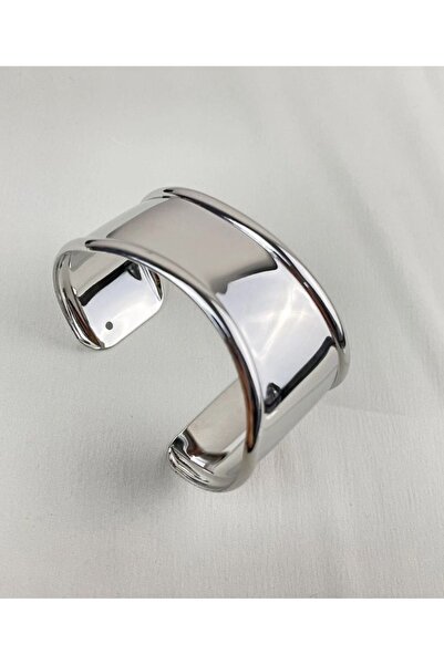 VİOLET ACCESSORİES MARKA MODEL PLAKA KELEPÇE/GÜMÜŞ