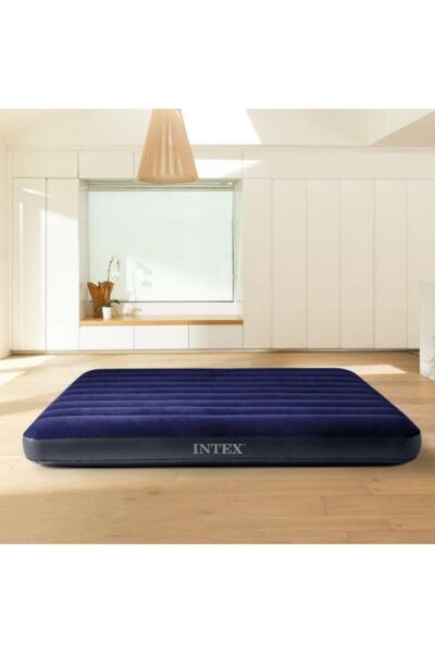 Intex Çift Kişilik Şişme Yatak Kamp Ve Misafir Yatağı 137x191x25 Cm