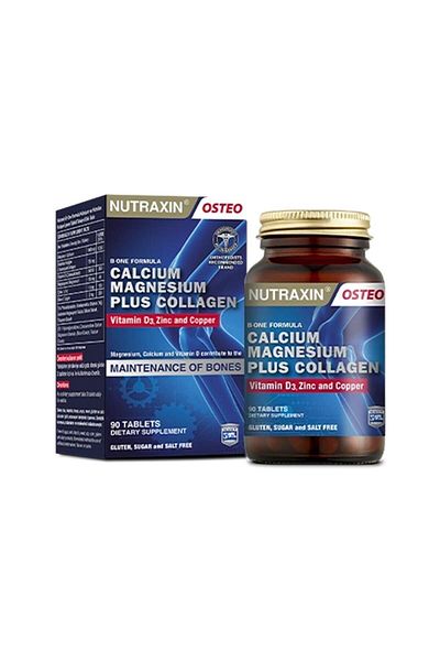Nutraxin B-One Formula 90 Tablets Type 1 Supplement Food Containing Collagen Calcium Vitamin D Magnesium Zinc Copper