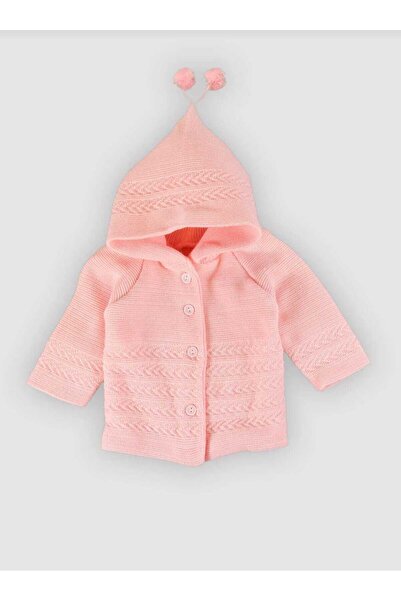 BUUFUU Unisex Baby - Long Sleeve Pompom Cap and Cardigan Models