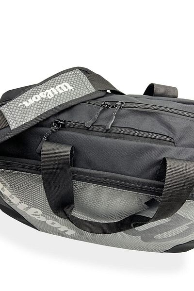 Wilson Gray Color Sports Bag - with Shoe Compartment, for Travel